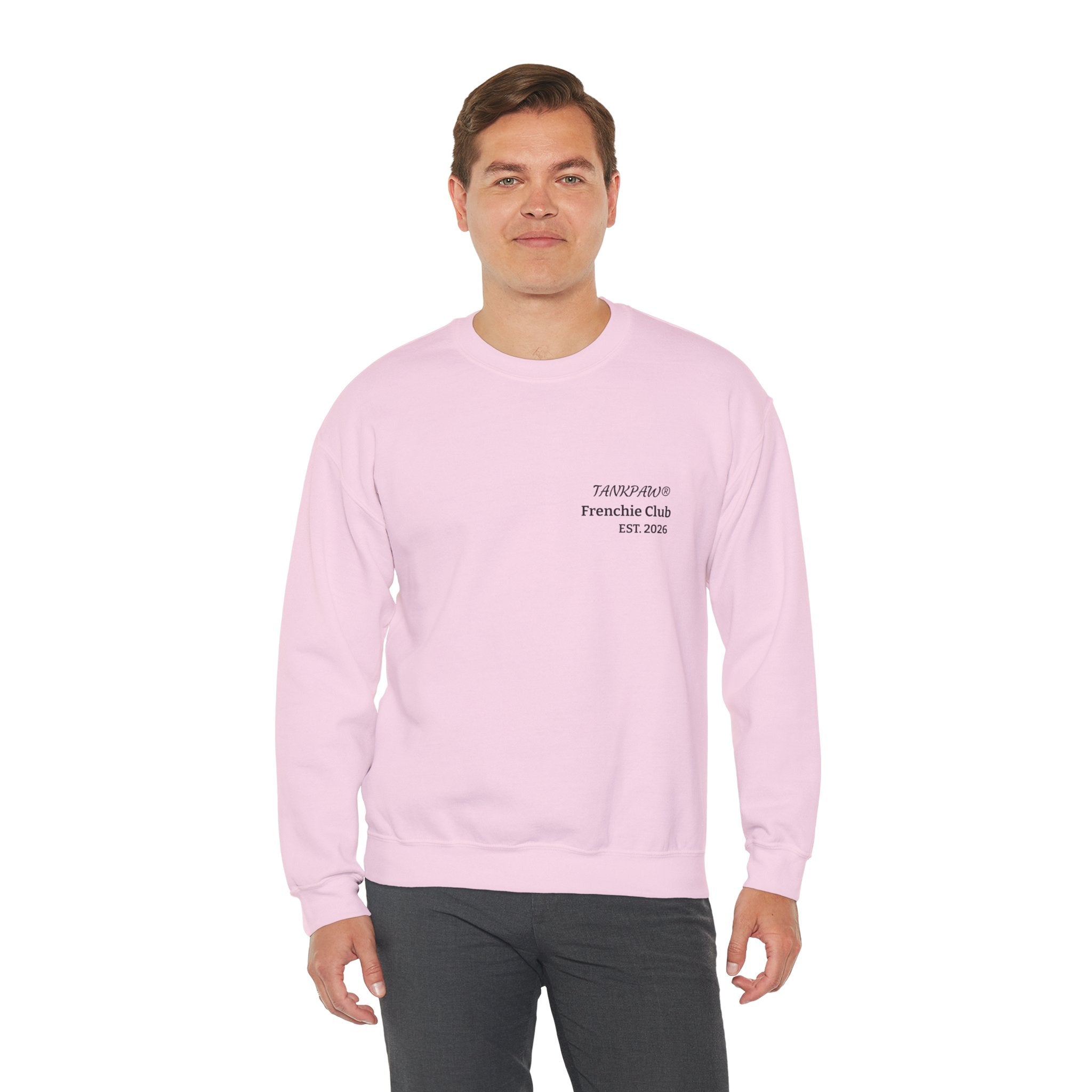TankPaw® Frenchie Strong Club Premium Sweatshirt – Vintage French Bulldog Crewneck