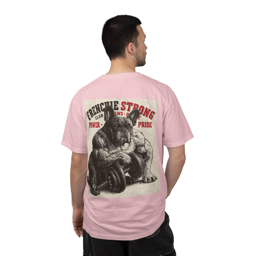 TankPaw® Frenchie Strong Club Premium T-Shirt – Vintage French Bulldog Graphic Tee