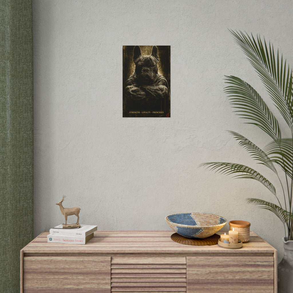 TankPaw® French Bulldog Wall Art Poster – Premium Vintage Frenchie Decor