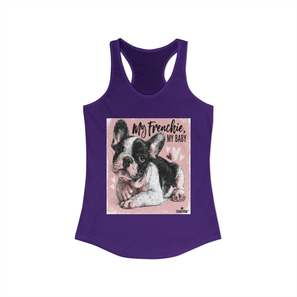 Frenchie Mom Women's Tank Top – French Bulldog Mom Sleeveless Shirt | Cute Dog Lover Gift | TankPawFrenchie Mom