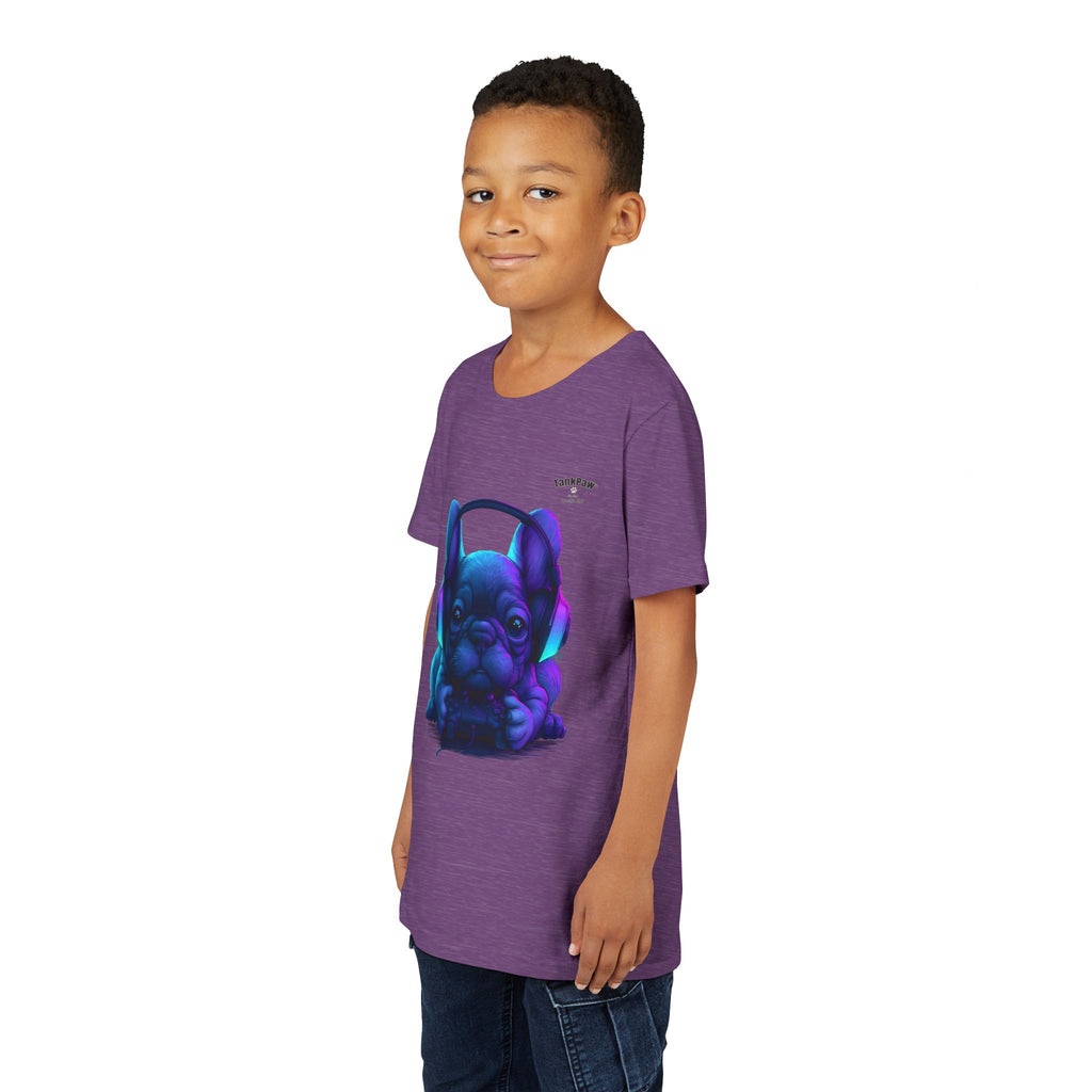 Youth French Bulldog Graphic T-Shirt – Cool Frenchie Tee for Kids & Teens
