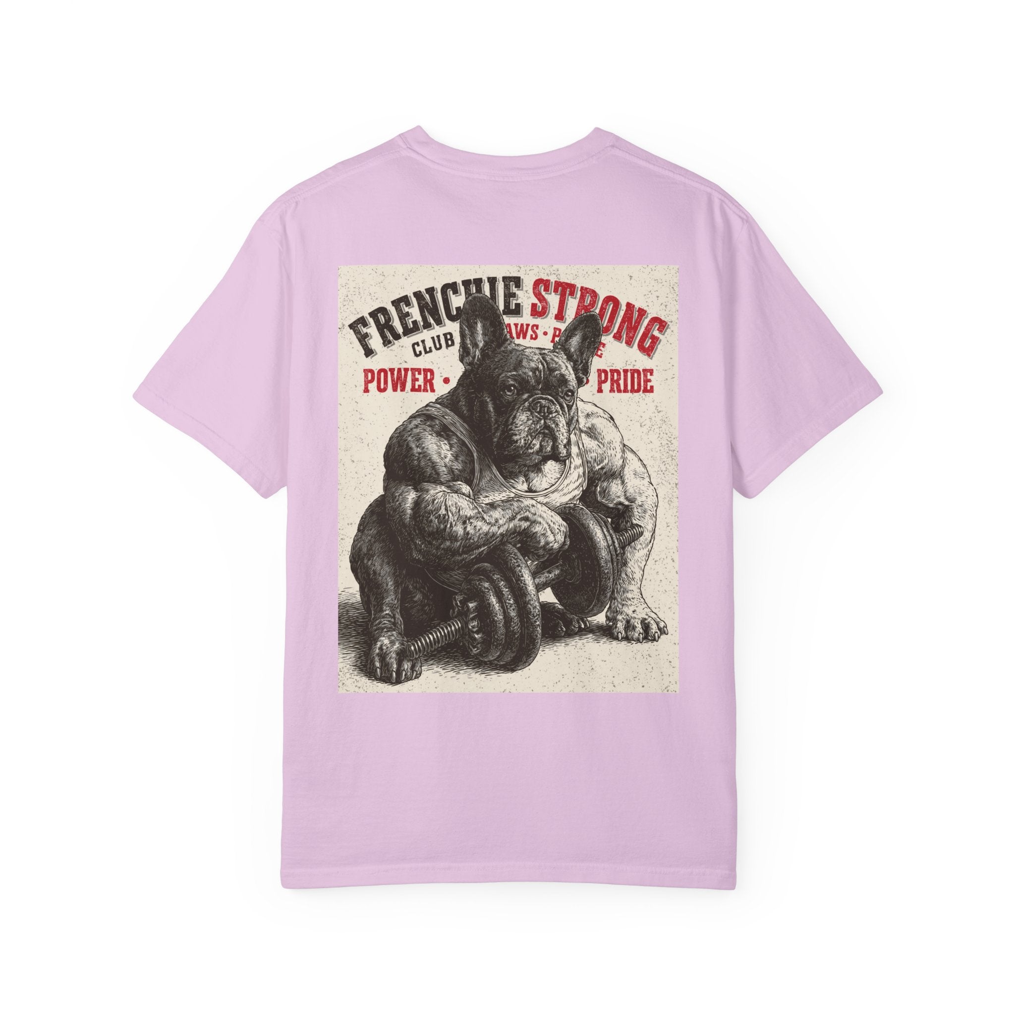 TankPaw® Frenchie Strong Club Premium T-Shirt – Vintage French Bulldog Graphic Tee