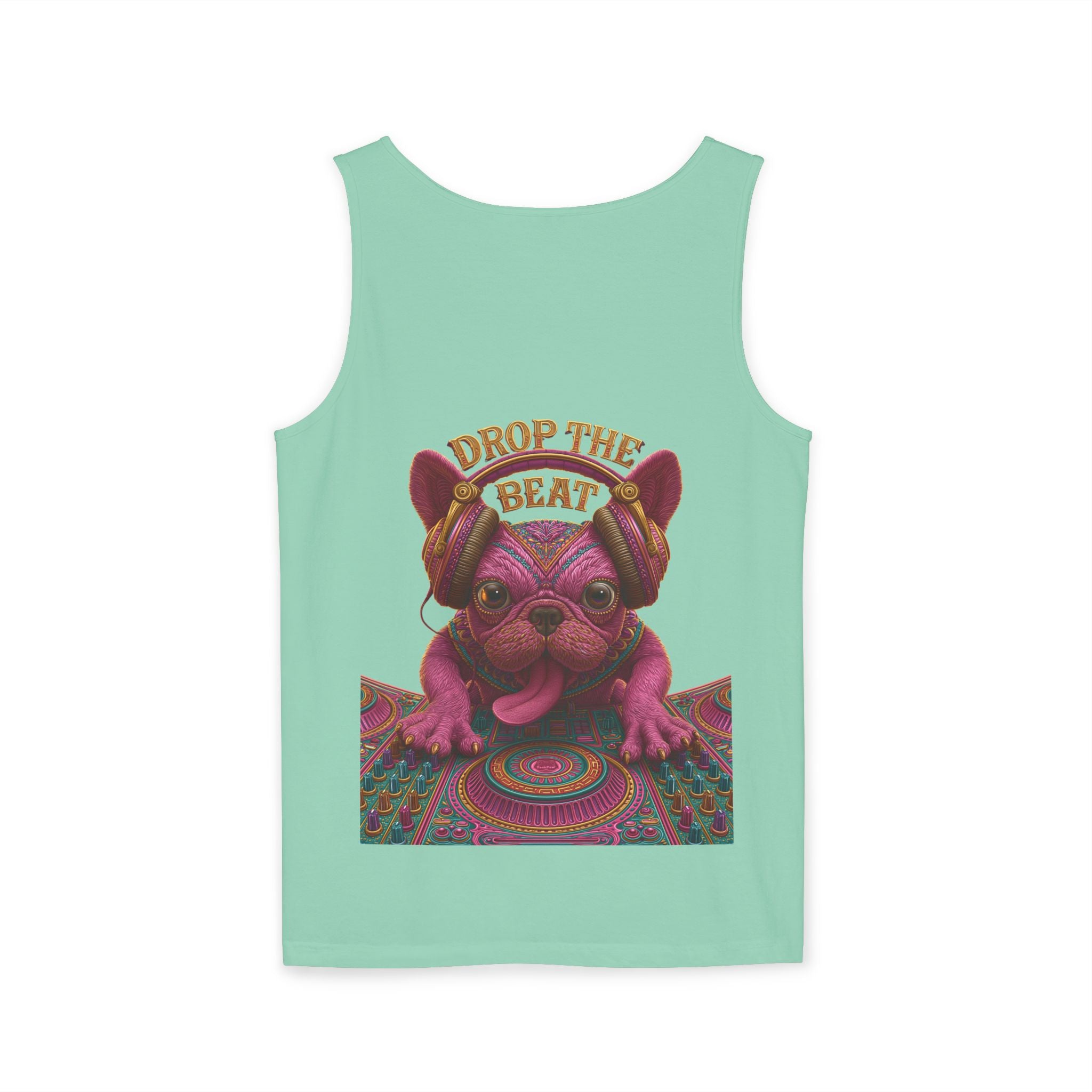 French Bulldog DJ Tank Top – EDM Music Festival Shirt for Dog Lovers | TankPaw™