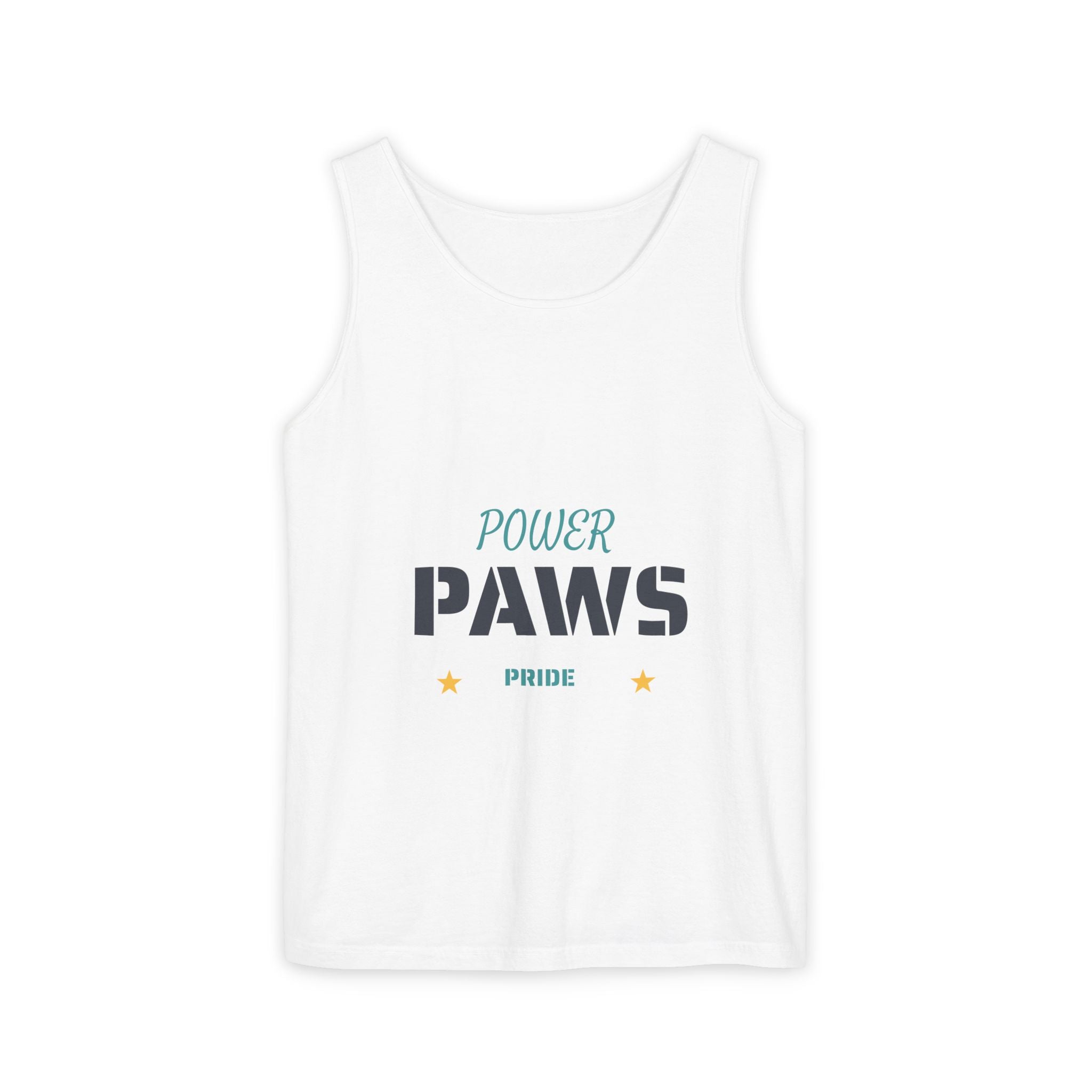 Power Paws Tank Top — "Frenchie Strong" Graphic Dog Fitness Tank