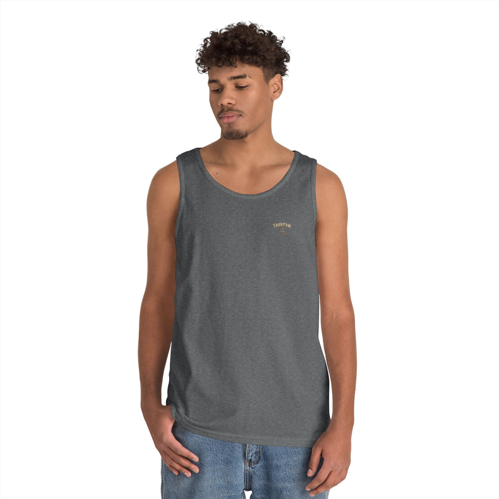 DJ Dog Tank Top - "Drop The Beat" Graphic Music Lover Tank