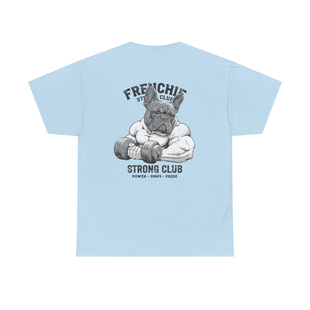 Frenchie Strong Club Vintage Gym T-Shirt | TankPaw™