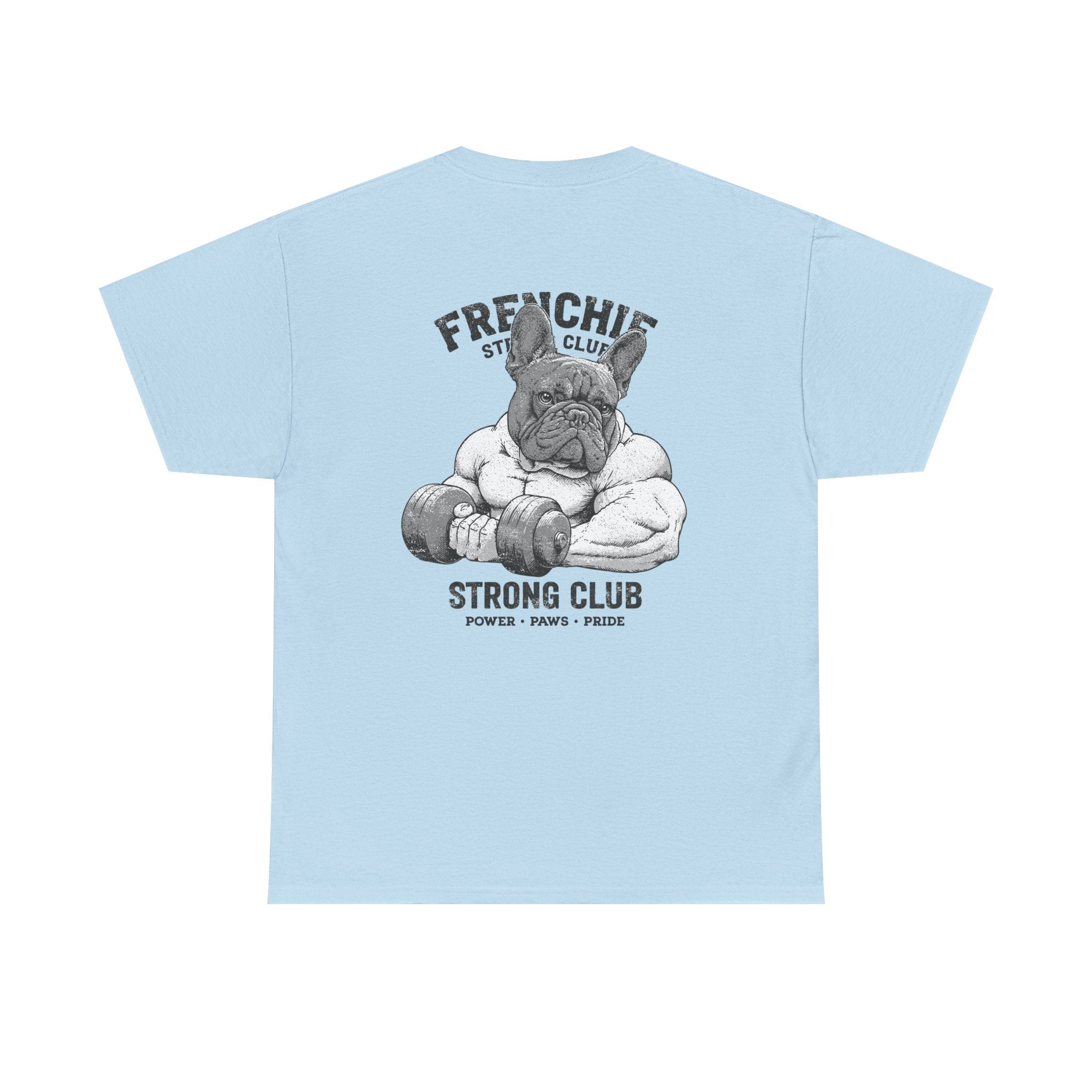 Frenchie Strong Club Vintage Gym T-Shirt | TankPaw™