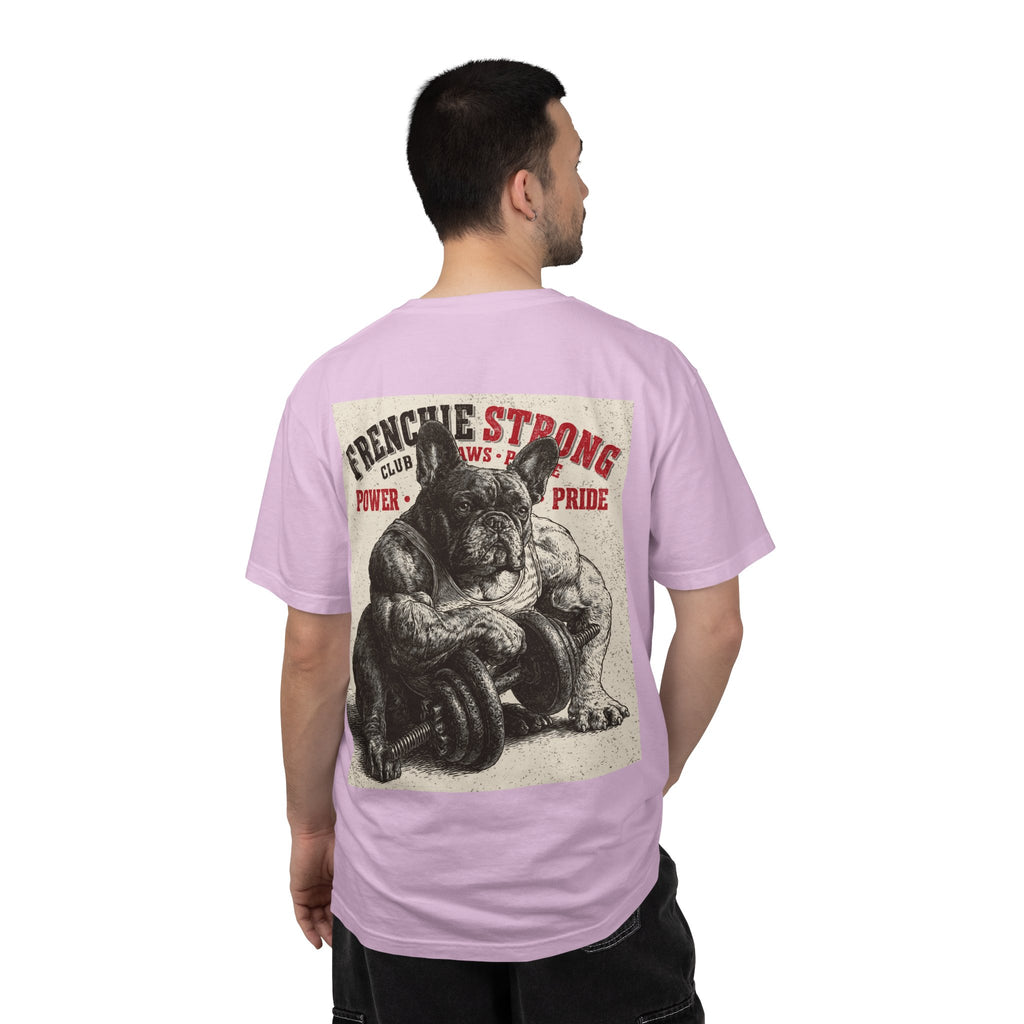 TankPaw® Frenchie Strong Club Premium T-Shirt – Vintage French Bulldog Graphic Tee