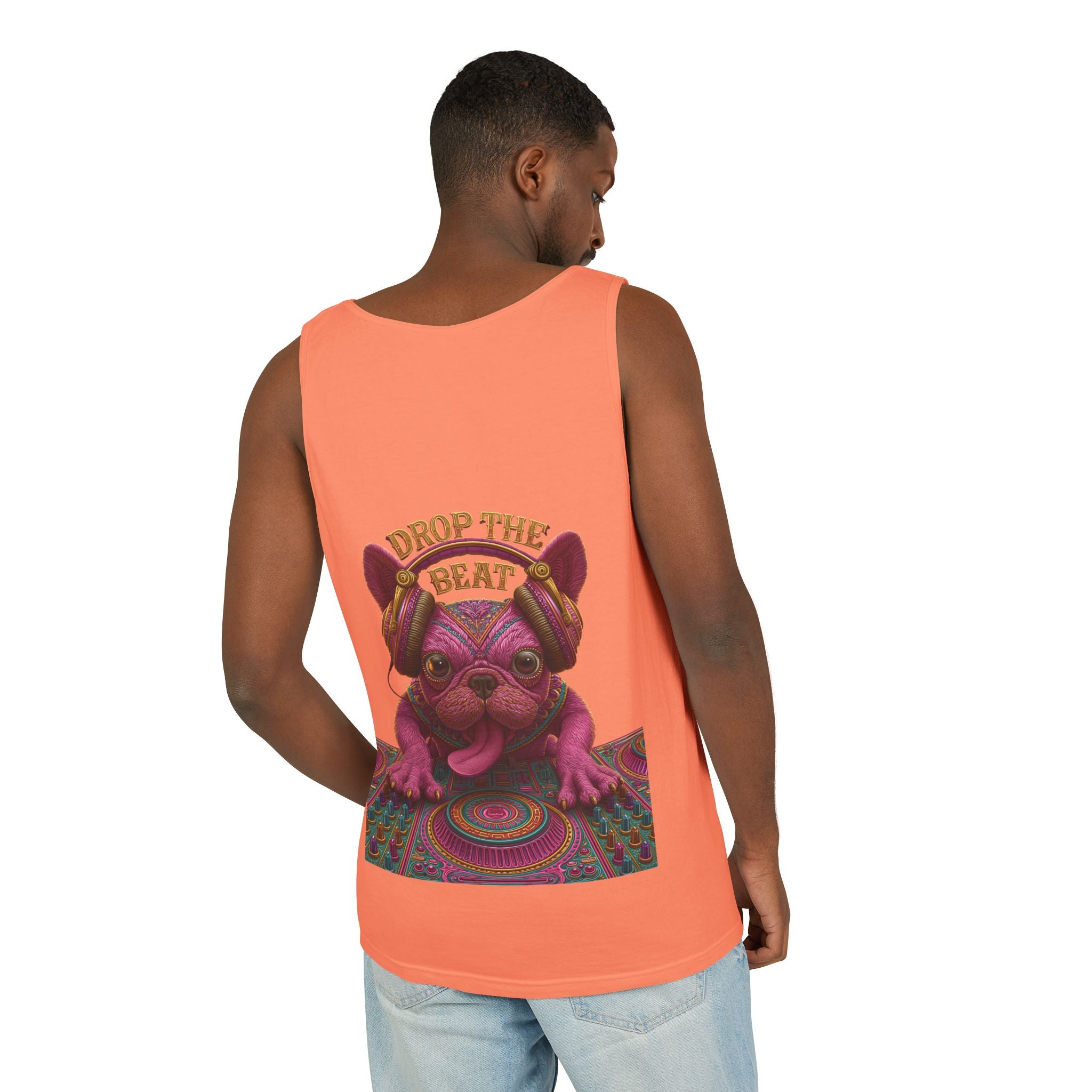 French Bulldog DJ Tank Top – EDM Music Festival Shirt for Dog Lovers | TankPaw™