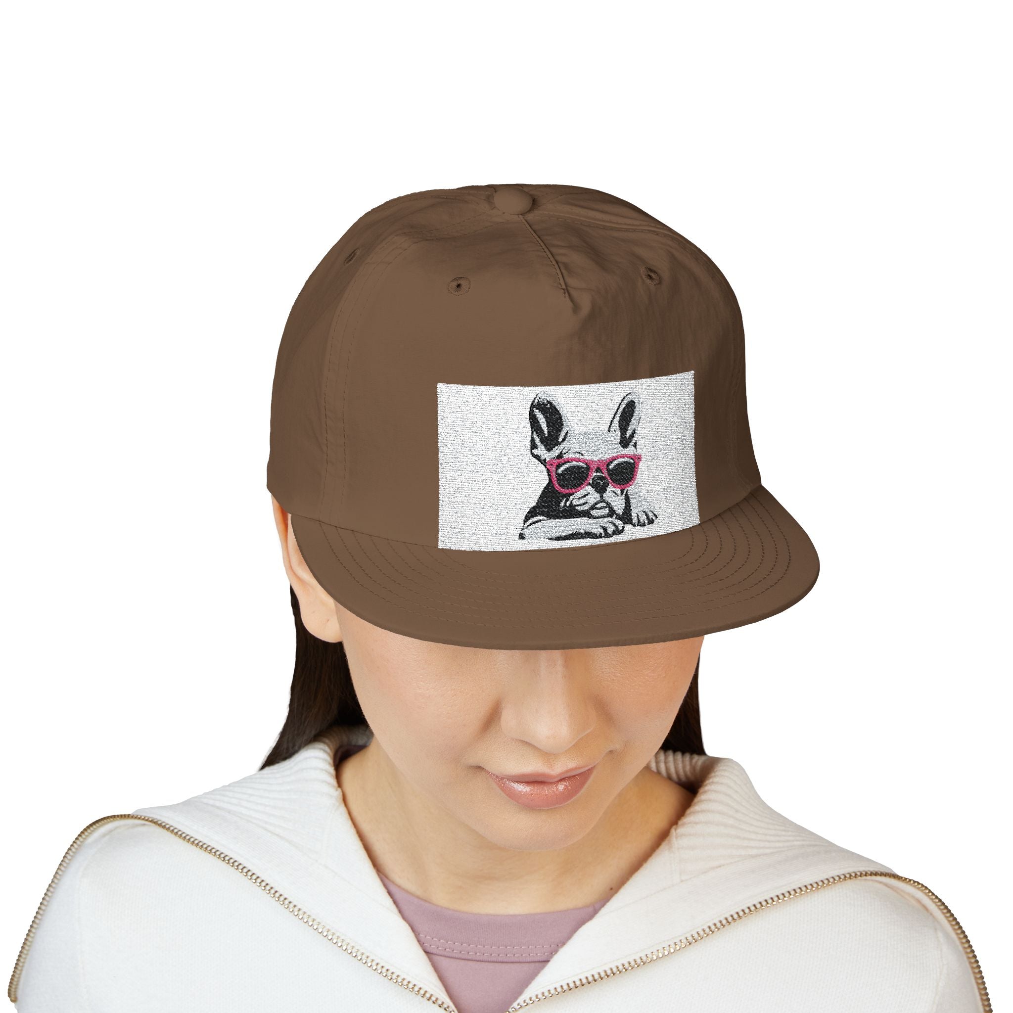 Surf Cap —French Bulldog Mom Hat – Embroidered Baseball Cap for Frenchie Lovers