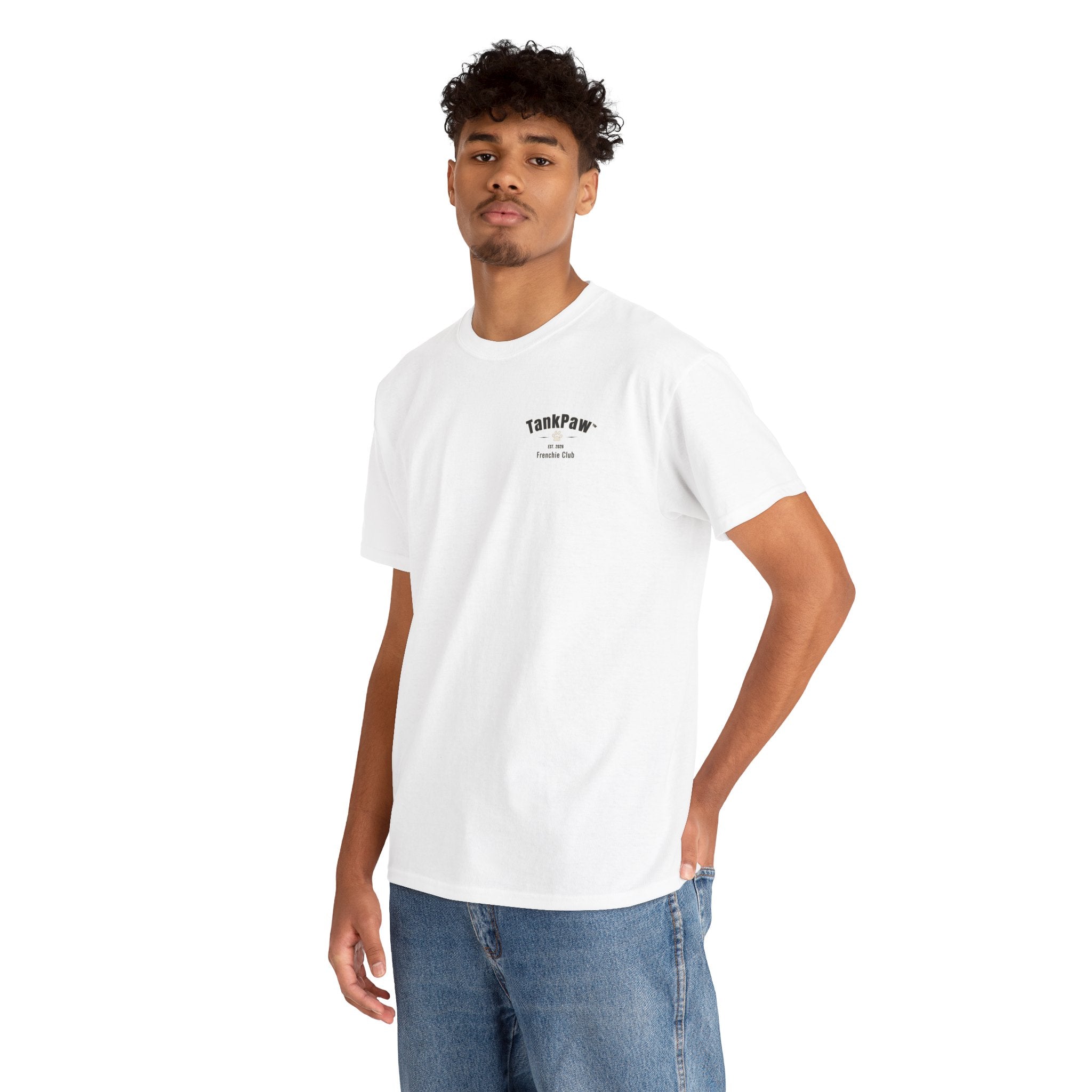 Frenchie Strong Club Vintage Gym T-Shirt | TankPaw™