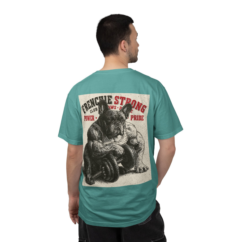 TankPaw® Frenchie Strong Club Premium T-Shirt – Vintage French Bulldog Graphic Tee