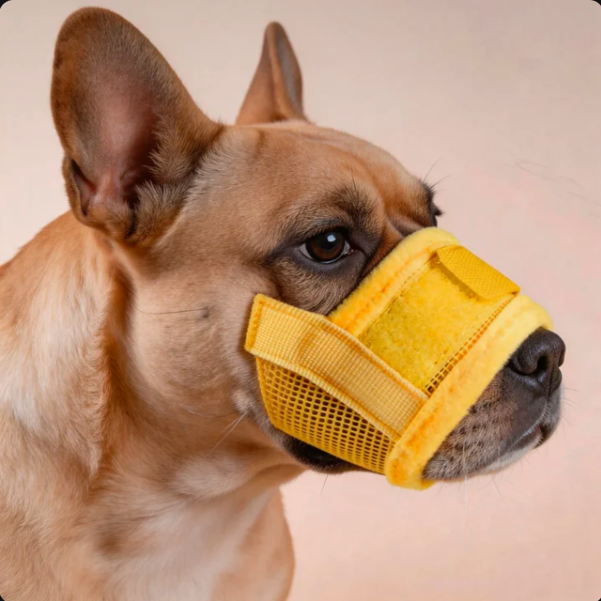 Adjustable Mask For Pets Without Biting