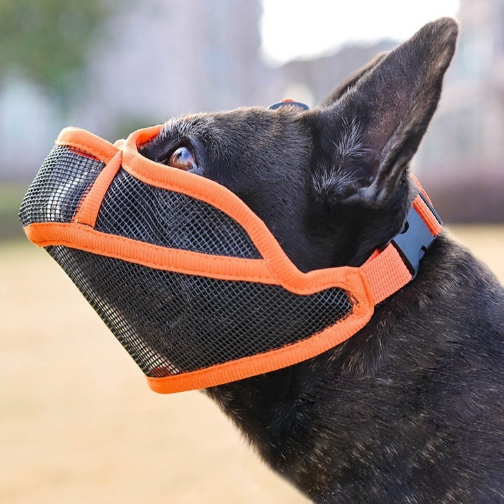Adjustable Protective Muzzle for Large Dogs