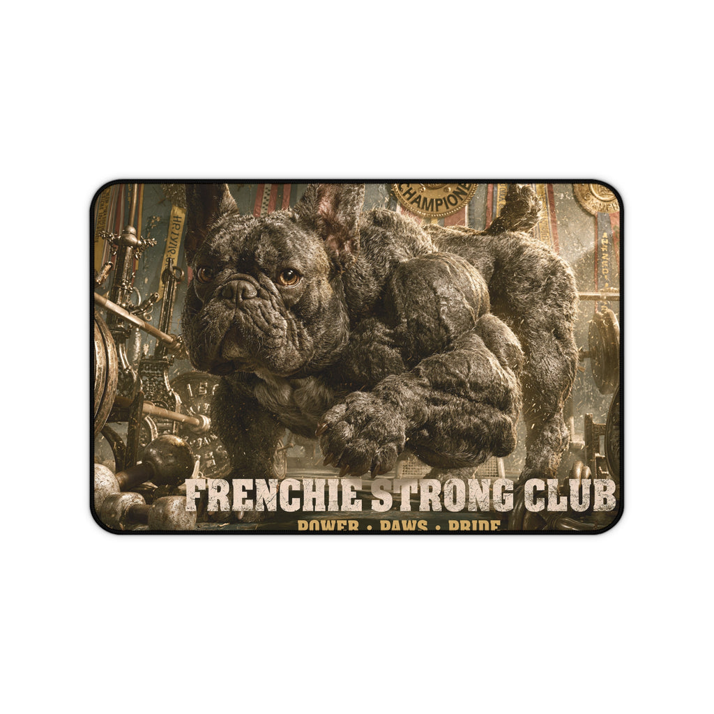 Frenchie Gaming Desk Mat – Cool Dog Lover Computer Desk Pad