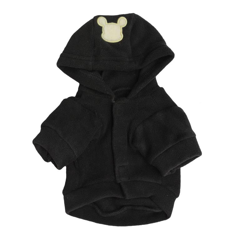 Cartoon Embroidered Fleece Hoodie for Pets