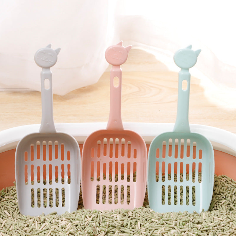 Cat litter scoop for easy litter box cleaning