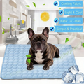 Cooling Dog Mat for Small & Medium Dogs – Breathable Pet Cooling Pad for Hot Weather