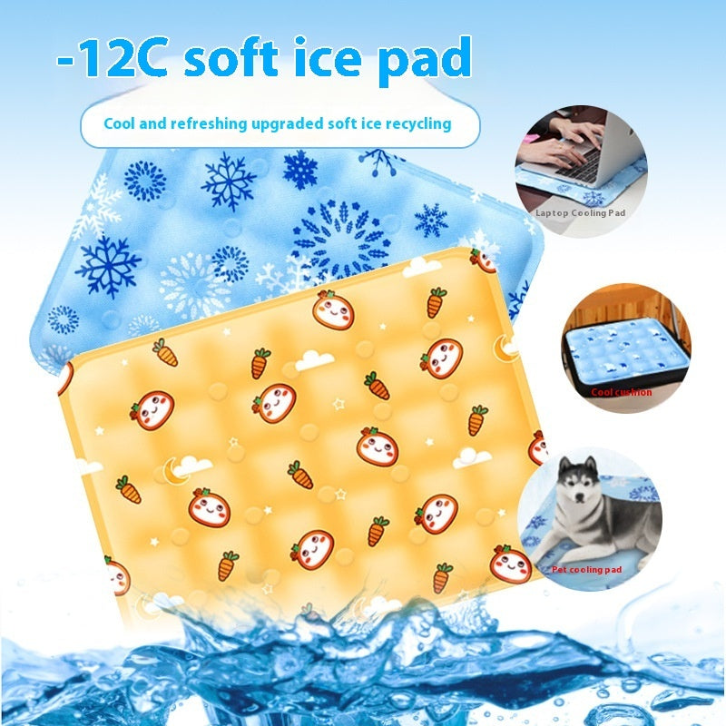 Cooling pet mat for dogs and cats during hot summer days