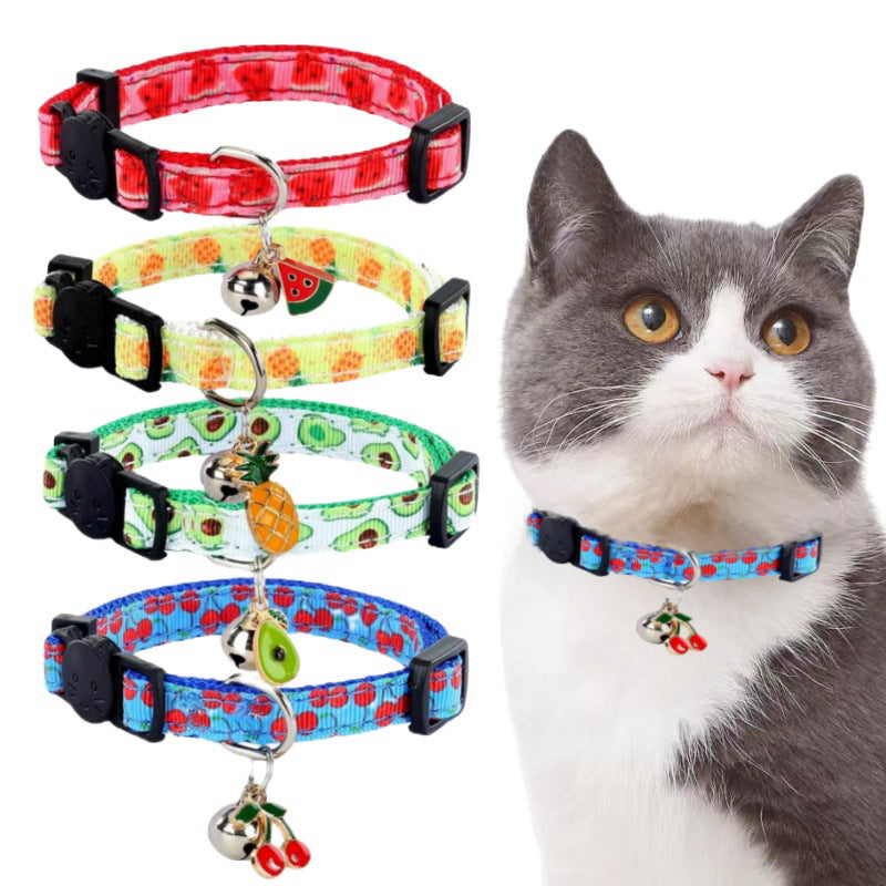 Cute Adjustable Fruit Collar for Dogs and Cats