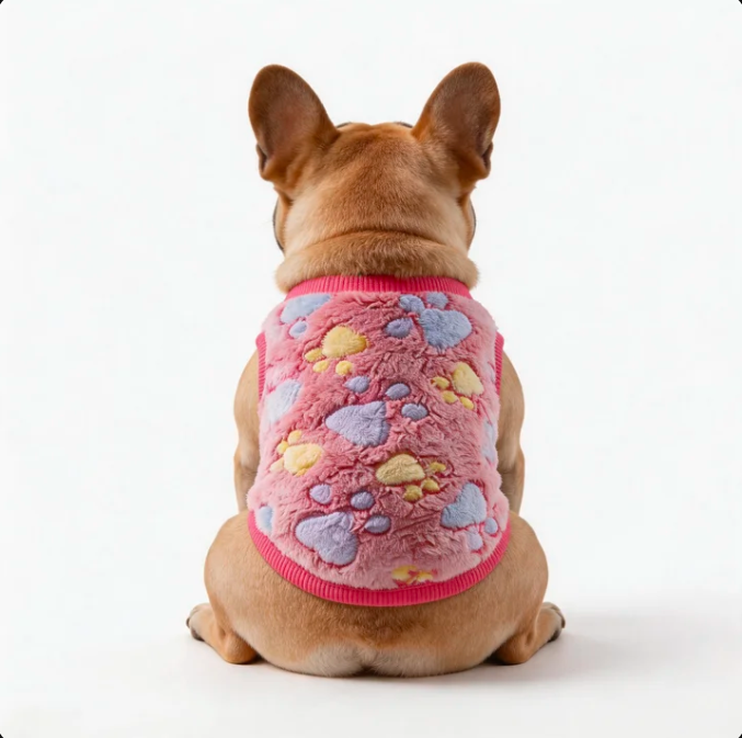 Winter Dog Vest for Small Dogs | Cute Sleeveless Pet Jacket for Puppies