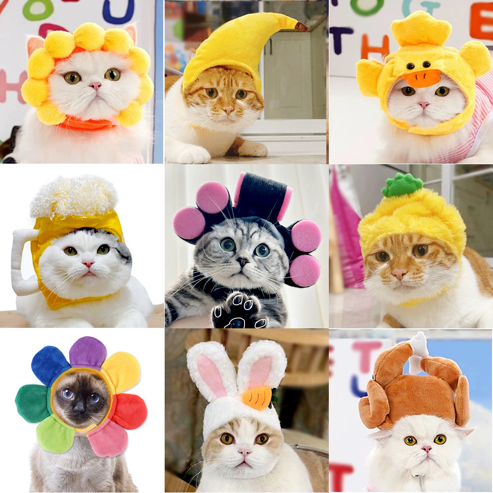 Cute Sunflower Hat for Dogs and Cats