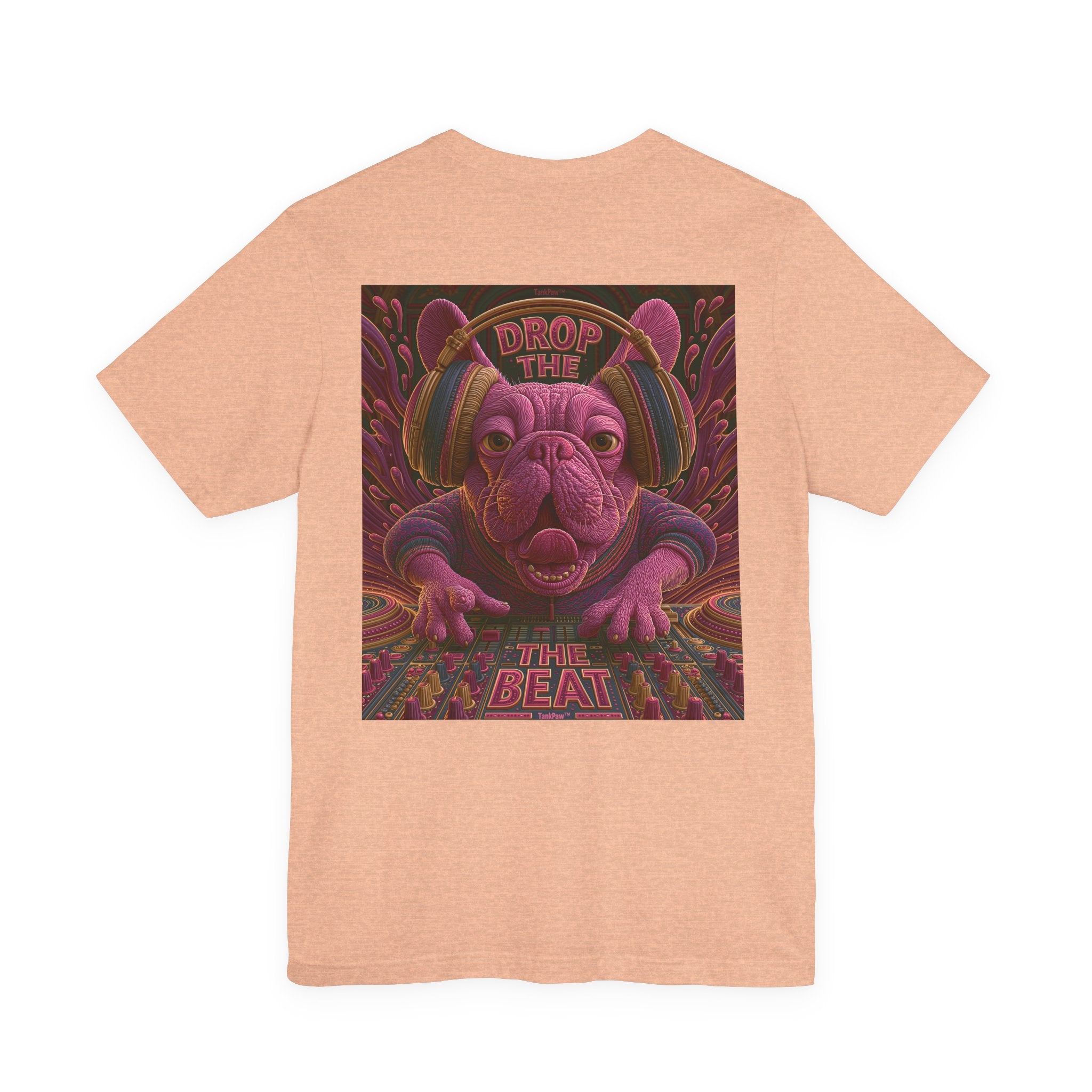 Electric French Bulldog T-Shirt – Neon DJ Dog Shirt for Music Lovers