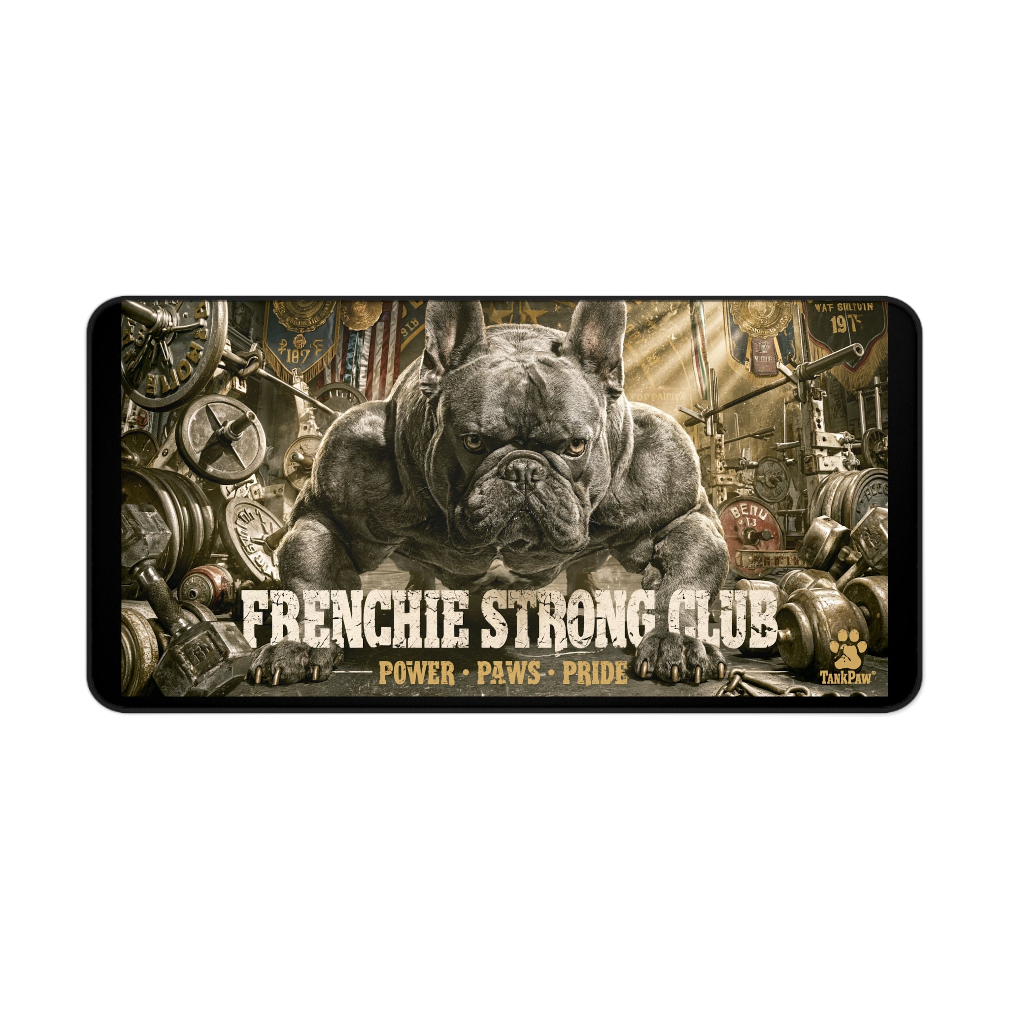Frenchie Gaming Desk Mat – Cool Dog Lover Computer Desk Pad