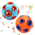 Dog Rubber Ball Toy with Bell | Interactive Pet Toy, 2-Pack