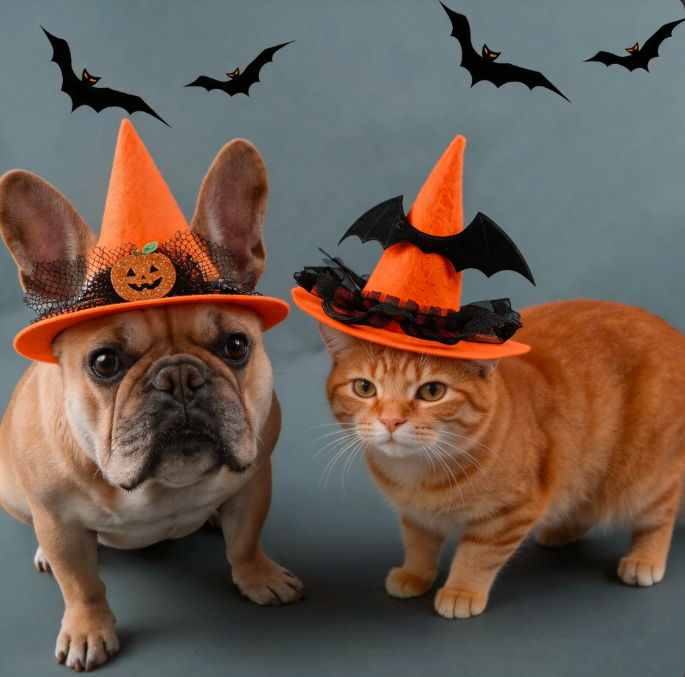Halloween Pet Hat | Cute Dog & Cat Halloween Costume Accessory for Festive Photos
