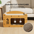 Double Layer Cat Scratcher Sofa | Cardboard Cat Lounge Bed for Scratching & Relaxing