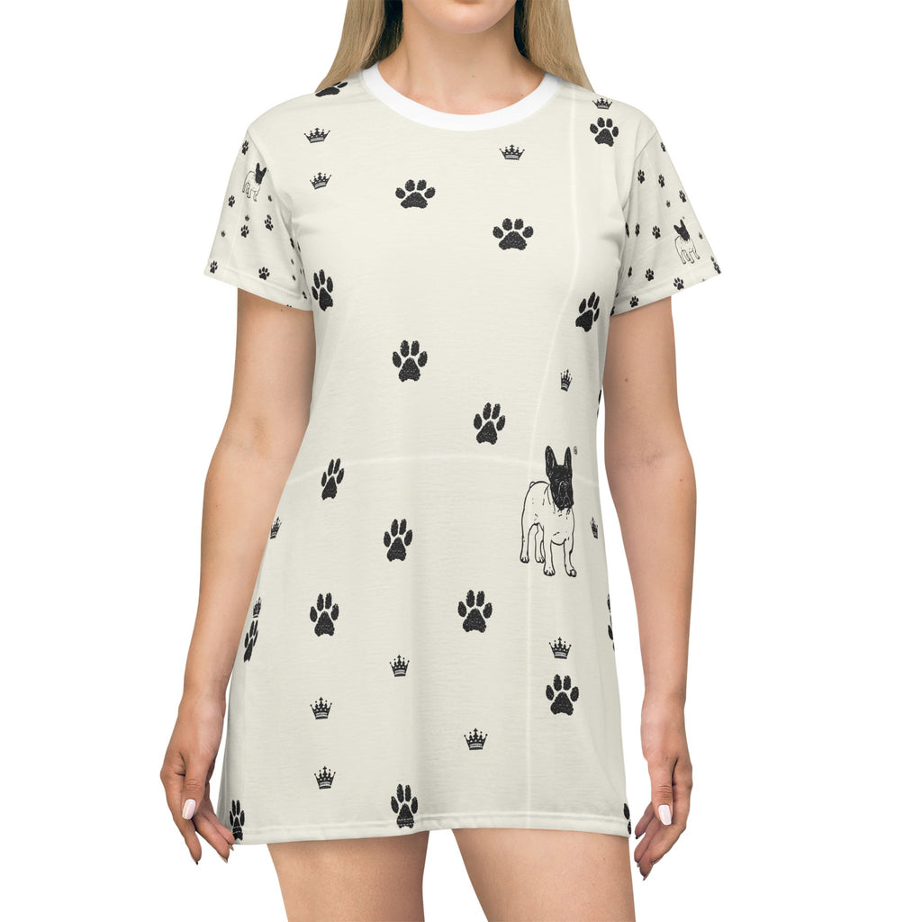 French Bulldog-themed women's dress