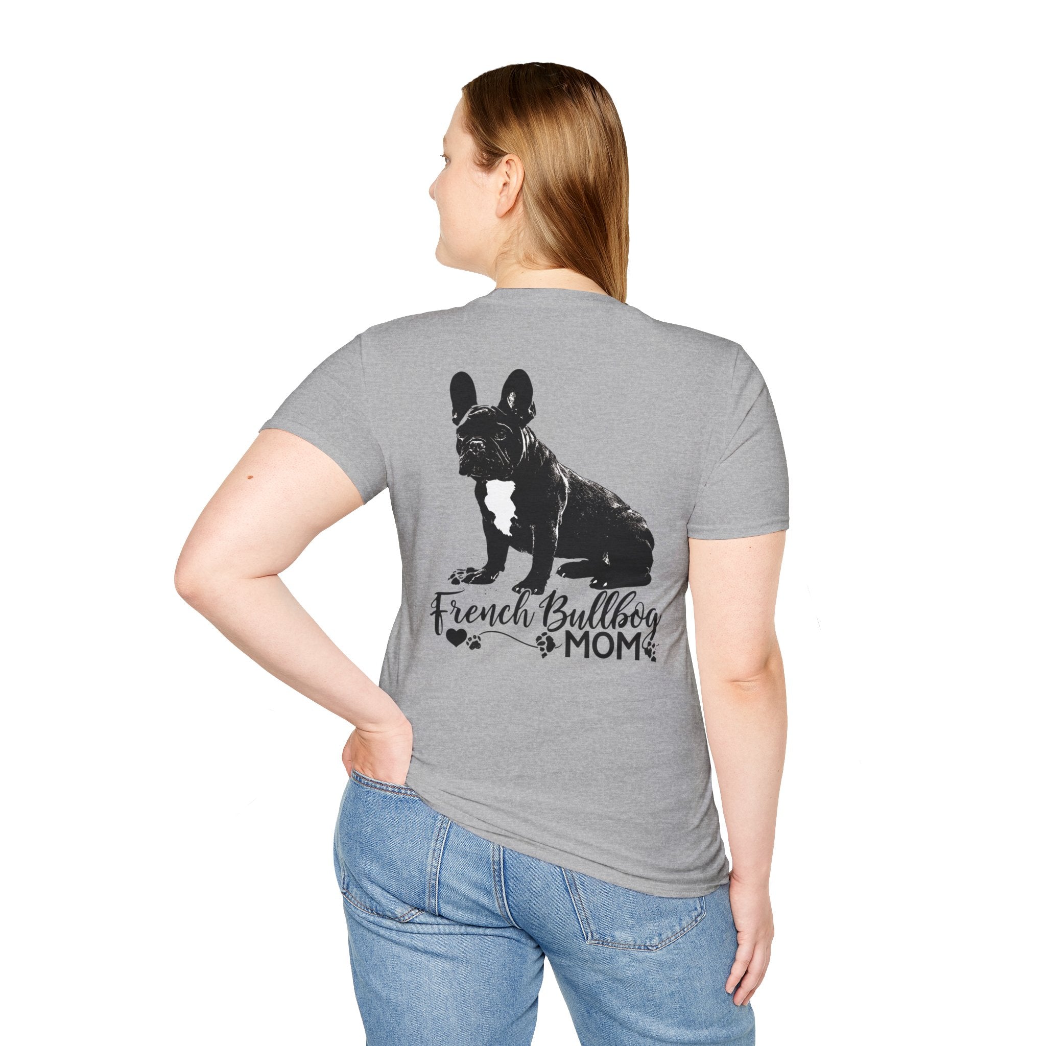 French Bulldog Mom T-Shirt | Proud Dog Mom Gift | Cute Frenchie Lover Apparel | TankPaw