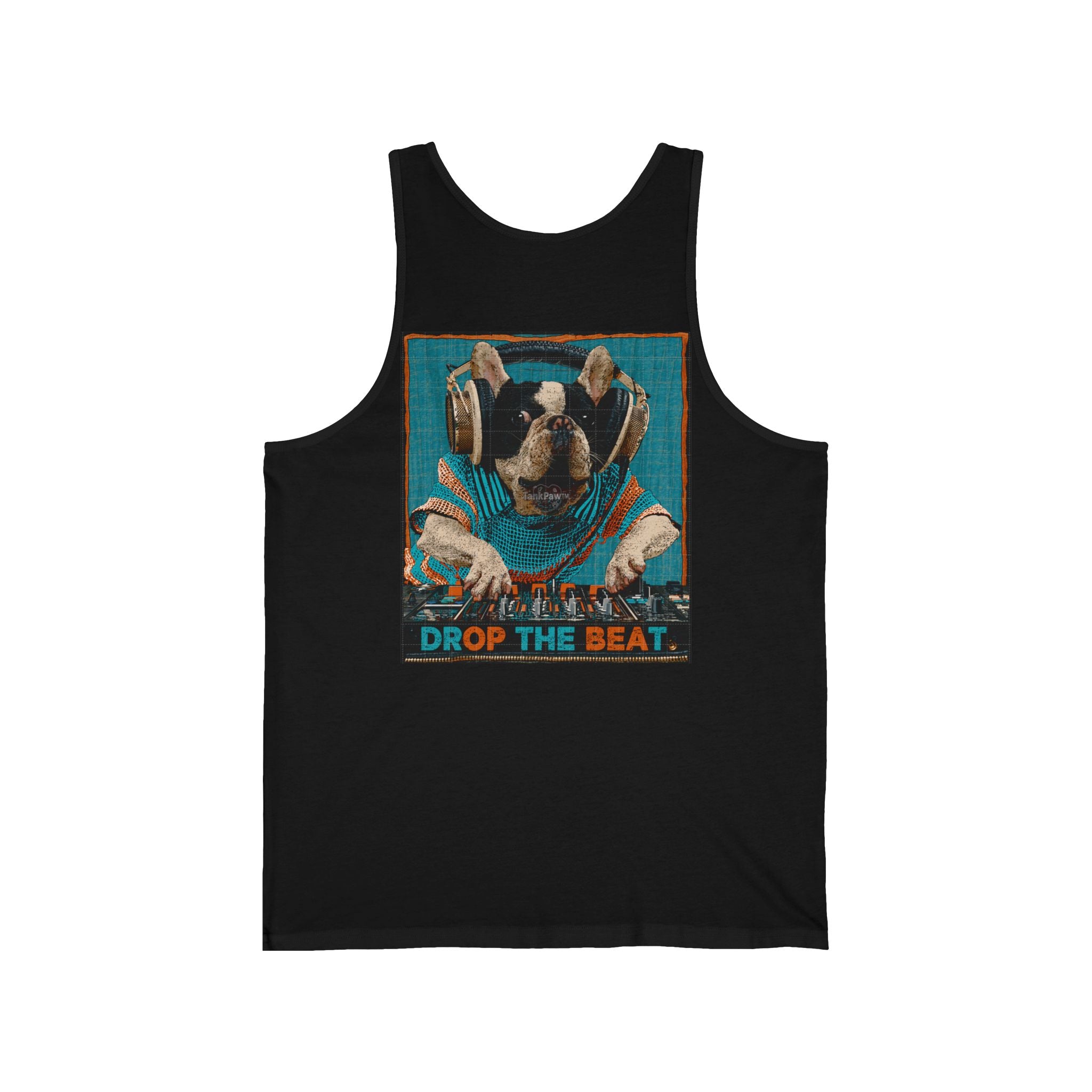 DJ Monkey 'Drop the Beat' Tank Top – Retro Music Festival Graphic