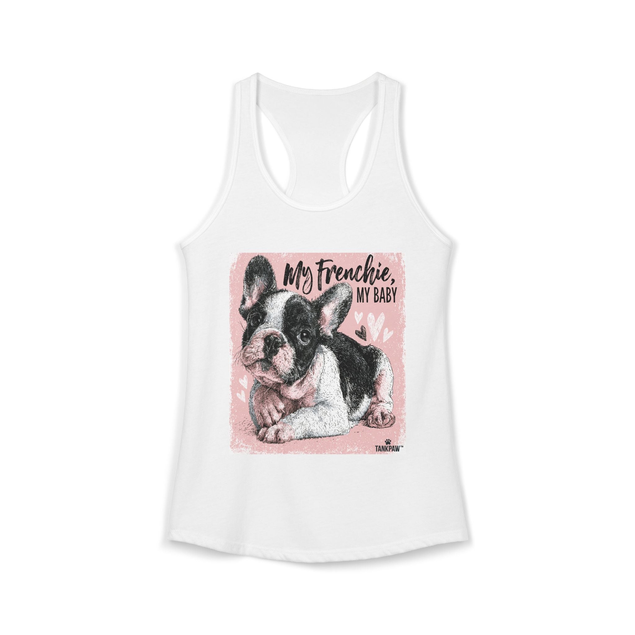Frenchie Mom Women's Tank Top – French Bulldog Mom Sleeveless Shirt | Cute Dog Lover Gift | TankPawFrenchie Mom