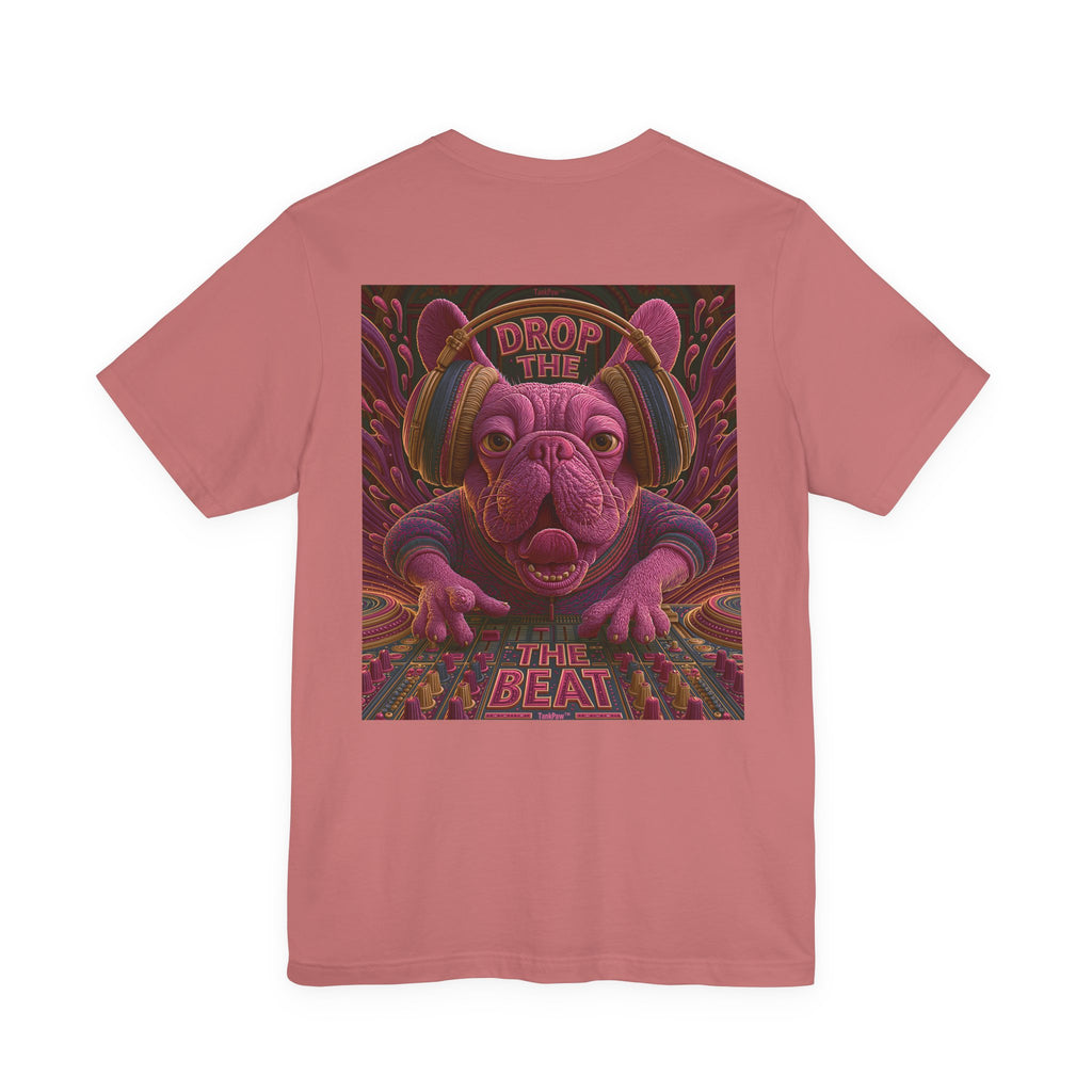 Electric French Bulldog T-Shirt – Neon DJ Dog Shirt for Music Lovers