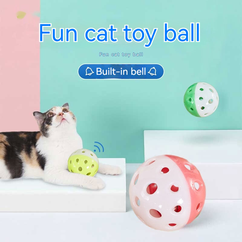 Hollow Plastic Bell Toy for Cats