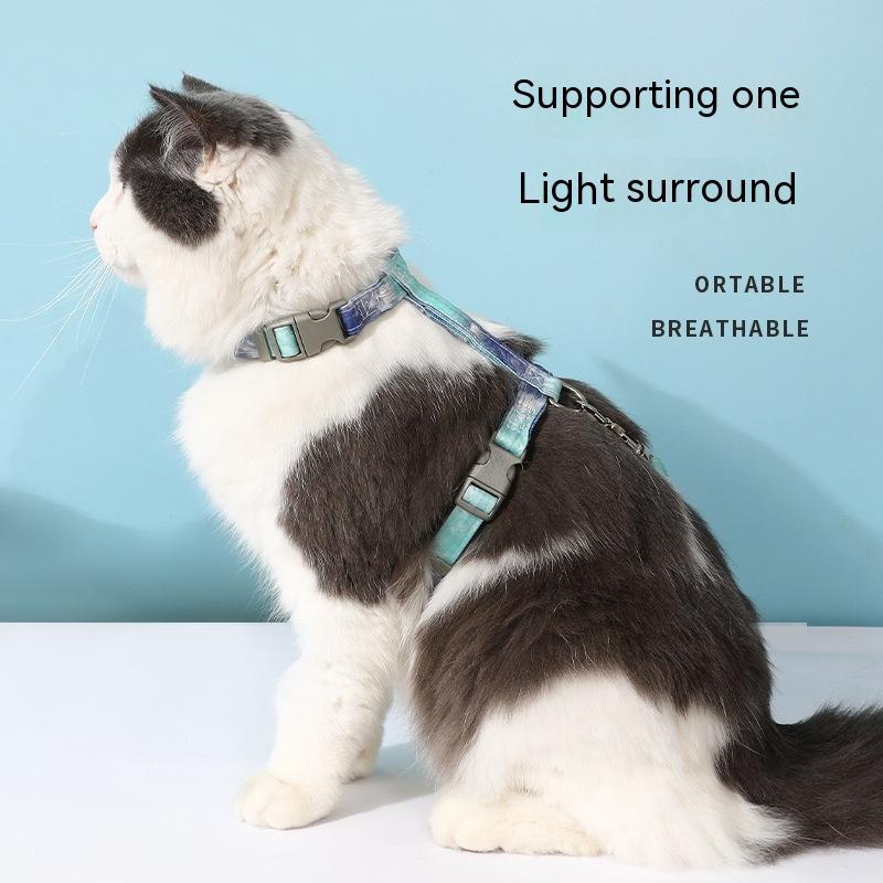 I-Shape Cat Harness and Leash Set