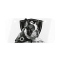 Mini License Plate – French Bulldog 'Power • Paws • Pride' Decorative Plate