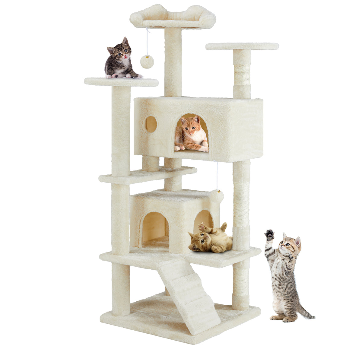 Multi-Level Cat Climbing Tree for Indoor Cats