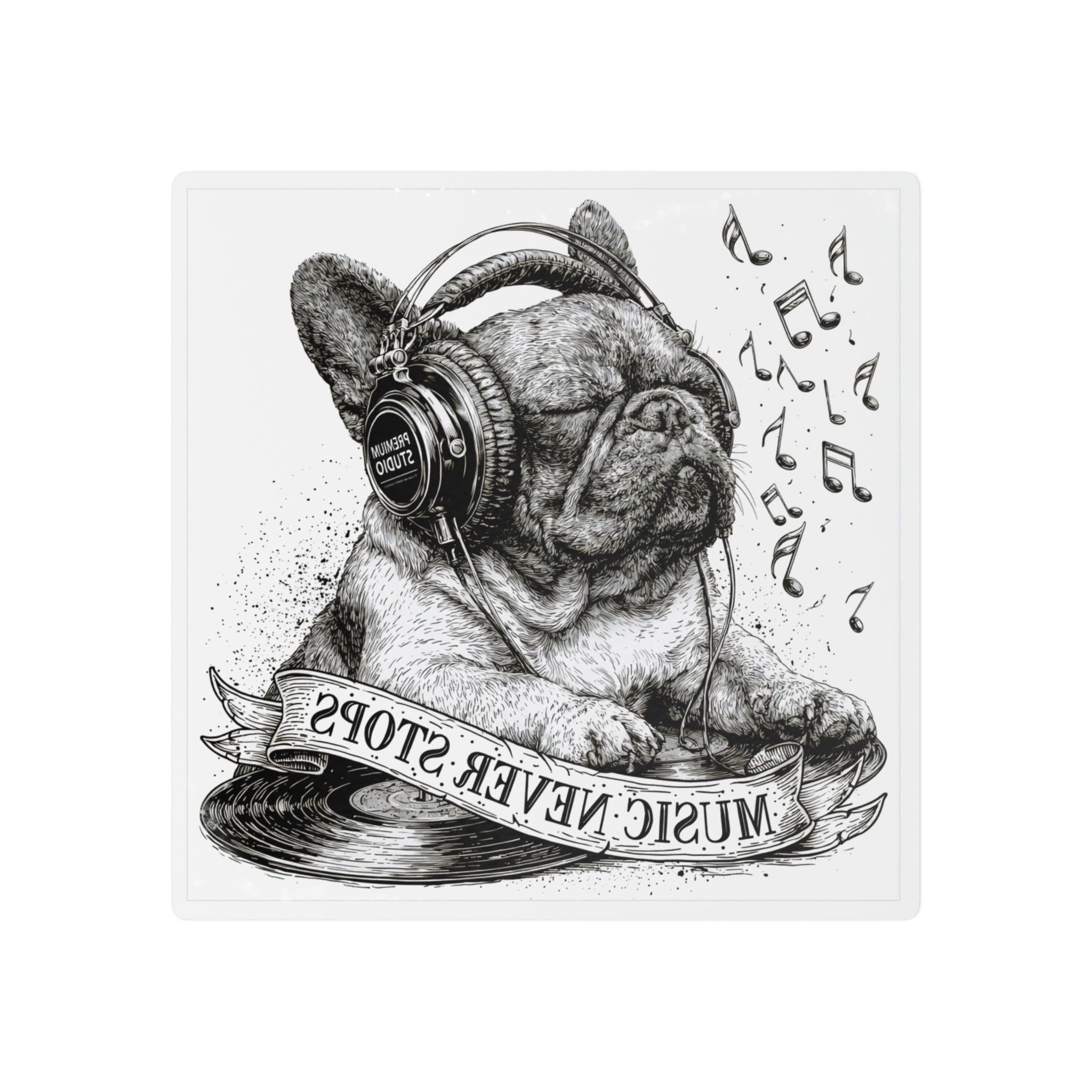 Premium French Bulldog temporary tattoo sheet by TankPawTankPaw