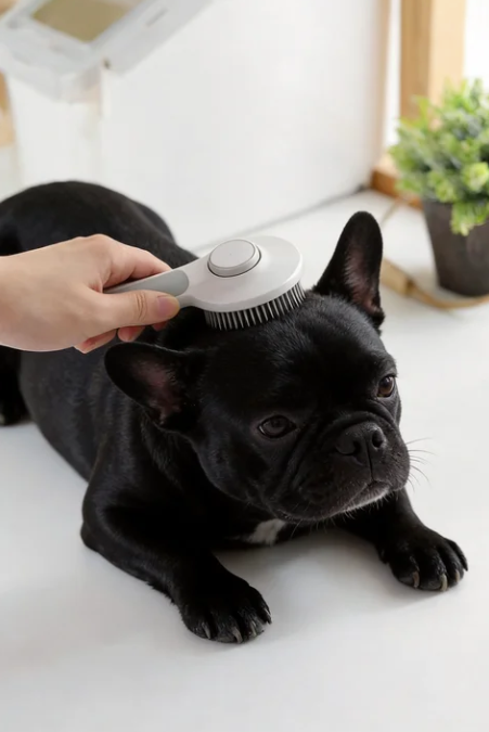 Spazzola per toelettatura per cani e gatti | Strumento delicato per la rimozione del pelo in eccesso