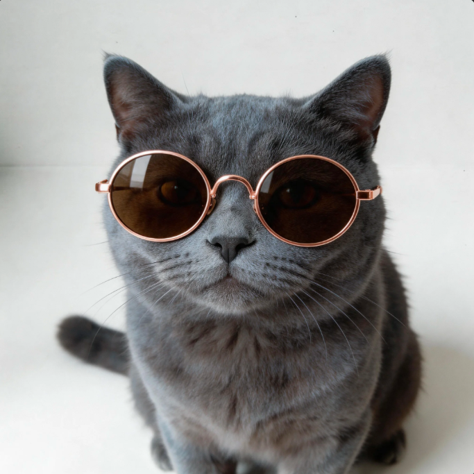 Cat Sunglasses | Stylish Protective Pet Glasses for Outdoor Adventures & Photos