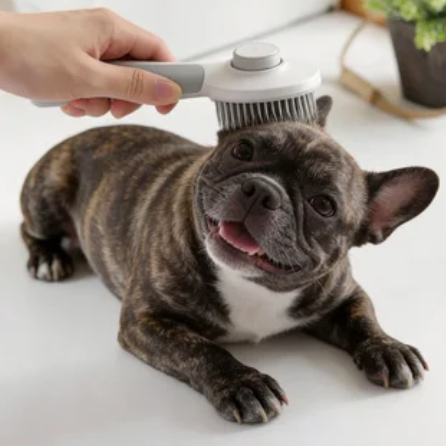 Spazzola per toelettatura per cani e gatti | Strumento delicato per la rimozione del pelo in eccesso