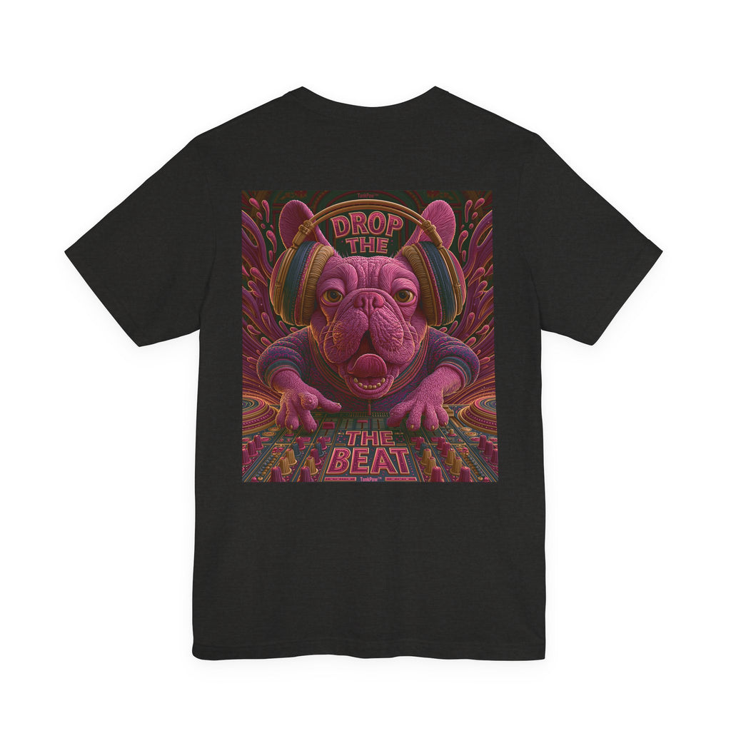 Electric French Bulldog T-Shirt – Neon DJ Dog Shirt for Music Lovers