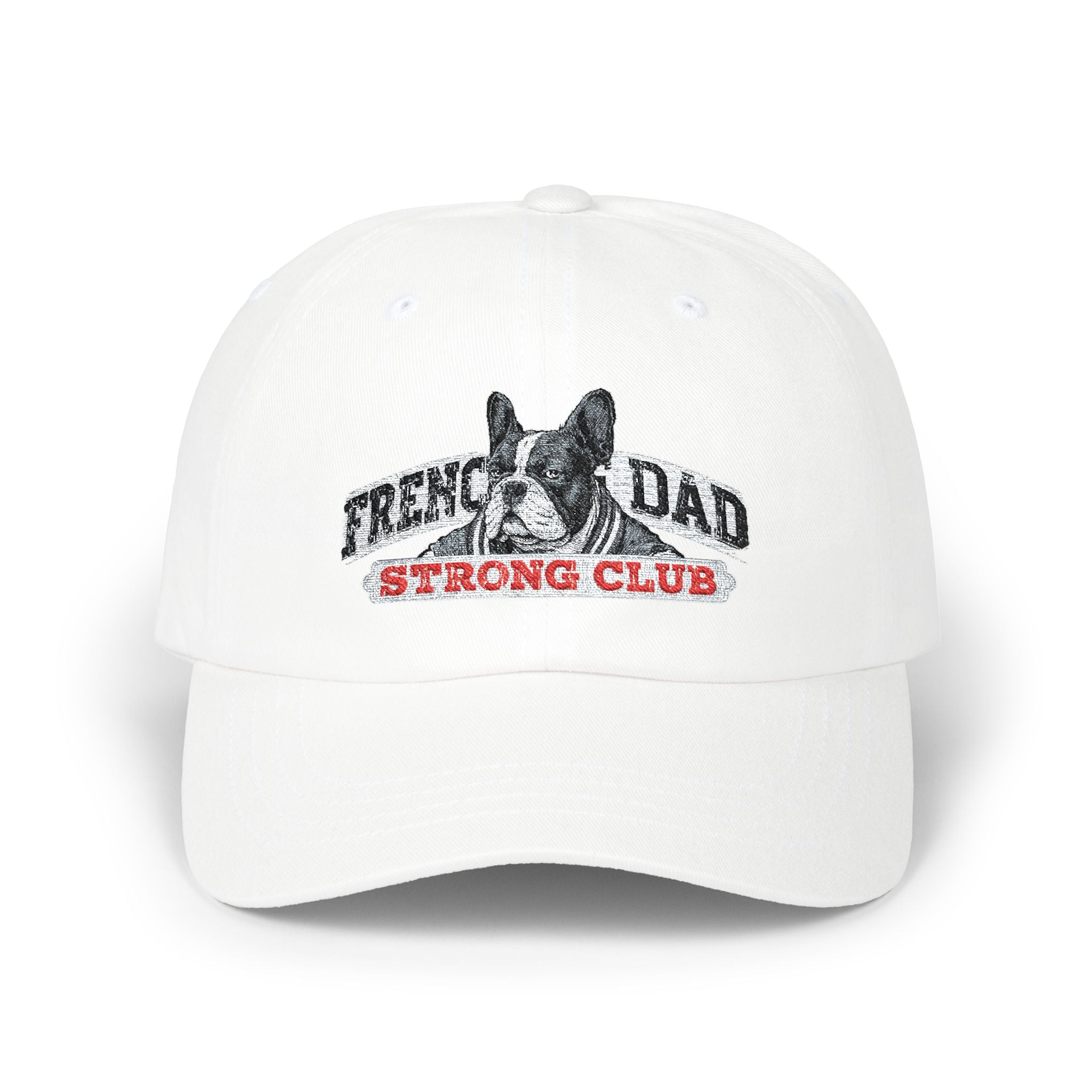 TankPaw Frenchie Dad embroidered baseball cap for French Bulldog lovers