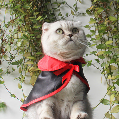 Warm Halloween Costume Cape for Dogs and Cats