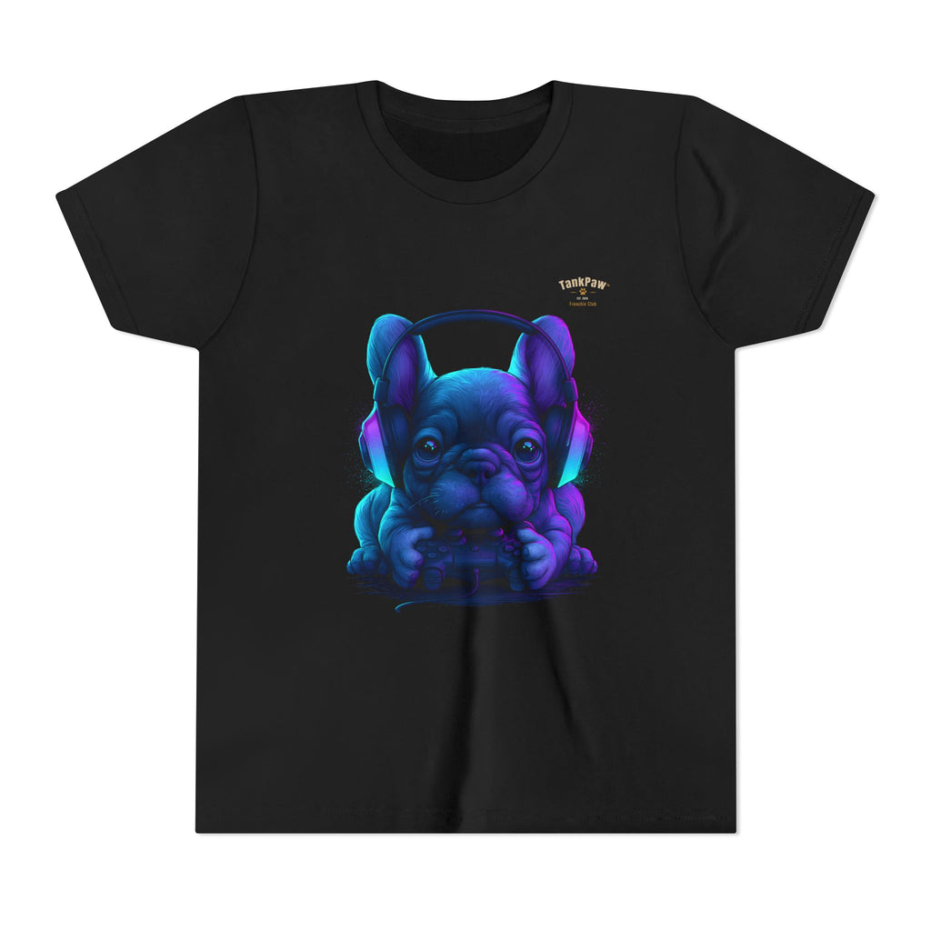 Youth French Bulldog Graphic T-Shirt – Cool Frenchie Tee for Kids & Teens