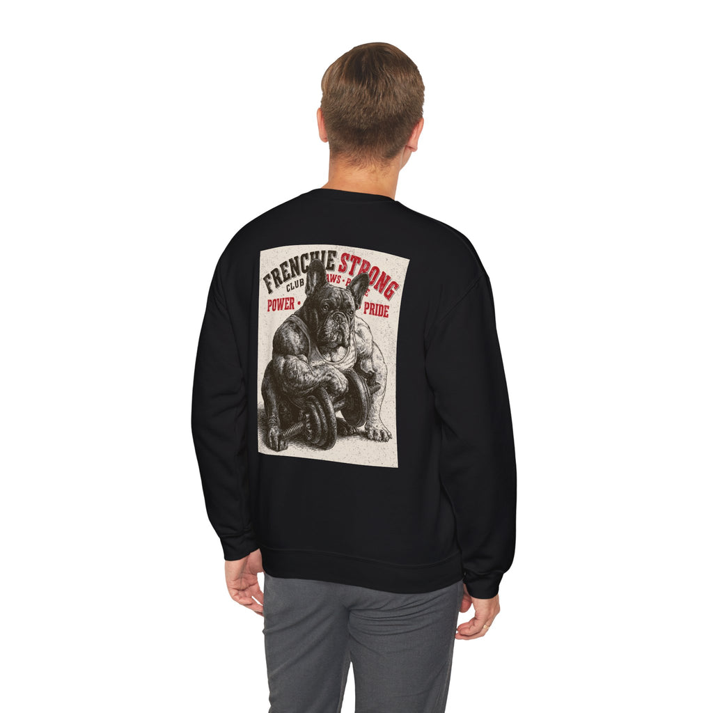 tankpaw-frenchie-strong-club-sweatshirt-front