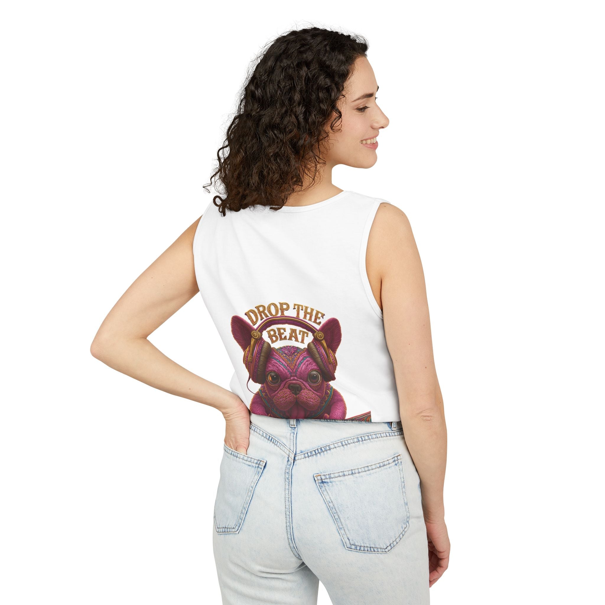 French Bulldog DJ Tank Top – EDM Music Festival Shirt for Dog Lovers | TankPaw™